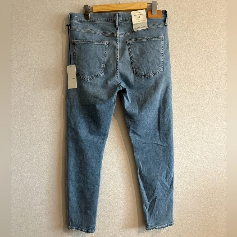 NWT Citizens of Humanity Rocket Mid Rise Skinny Ankle Jeans Women’s 33 Plus Blue